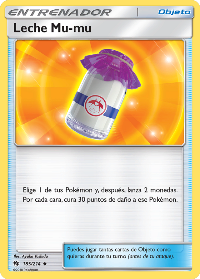 moomoo milk pokemon card TCG: 185/214 fought battle Pokemon TCG - SM8 -