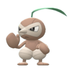 Imagen de Nuzleaf macho en Pokémon Diamante Brillante y Pokémon Perla Reluciente