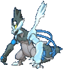 Imagen de Kyurem negro activo en Pokémon X, Pokémon Y, Pokémon Rubí Omega, Pokémon Zafiro Alfa, Pokémon Sol, Pokémon Luna, Pokémon Ultrasol y Pokémon Ultraluna