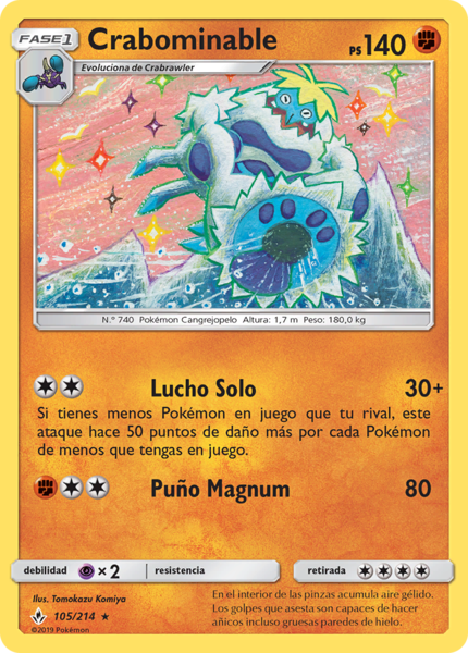 Archivo:Crabominable (Vínculos Indestructibles TCG).png