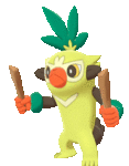 Imagen de Thwackey en Pokémon Espada y Pokémon Escudo