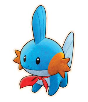 Mudkip en Pokémon Mundo misterioso: equipo de rescate DX.