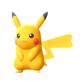 Imagen de Pikachu variocolor hembra en Pokémon: Let's Go, Pikachu! y Pokémon: Let's Go, Eevee!