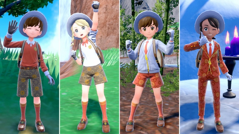 Archivo:Lote de uniformes nuevos Pokémon Escarlata.jpg