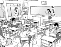 Peluche sustituto en el segundo capítulo de Erabenai yo, Eievui.