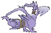 Imagen posterior de Reshiram variocolor en Pokémon X, Pokémon Y, Pokémon Rubí Omega, Pokémon Zafiro Alfa, Pokémon Sol, Pokémon Luna, Pokémon Ultrasol y Pokémon Ultraluna