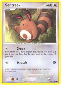 Sentret (Maravillas Secretas TCG) - WikiDex, la enciclopedia Pokémon