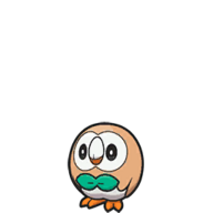 Icono de Rowlet en Pokémon Escarlata y Púrpura