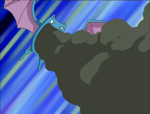 Golbat usando niebla.