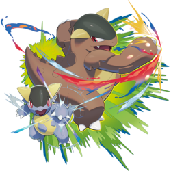 Ilustración de Mega-Kangaskhan