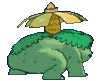 Imagen posterior de Venusaur variocolor hembra en Pokémon X, Pokémon Y, Pokémon Rubí Omega, Pokémon Zafiro Alfa, Pokémon Sol, Pokémon Luna, Pokémon Ultrasol y Pokémon Ultraluna