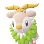 Icono de Skiddo variocolor en Leyendas Pokémon: Z-A