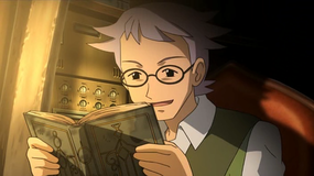 Tonio leyendo el diario de Godey.