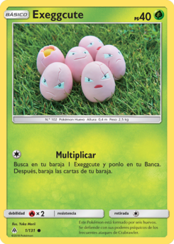 Carta de Exeggcute