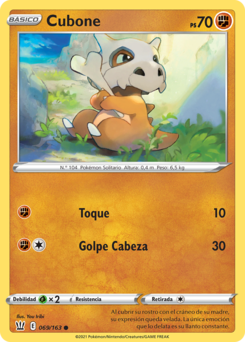 Carta de Cubone