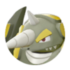 Icono de Rhyperior hembra variocolor en Leyendas Pokémon: Arceus