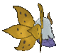 Imagen posterior de Volcarona variocolor en Pokémon X, Pokémon Y, Pokémon Rubí Omega, Pokémon Zafiro Alfa, Pokémon Sol, Pokémon Luna, Pokémon Ultrasol y Pokémon Ultraluna