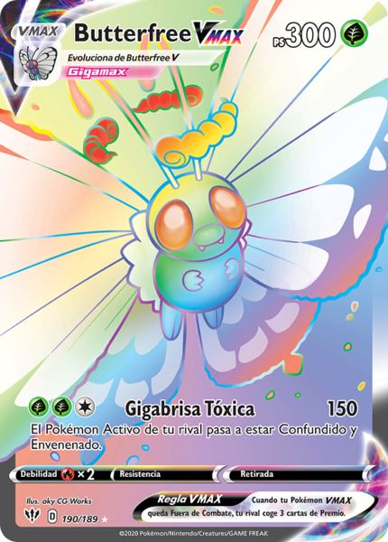 Archivo:Butterfree VMAX (Oscuridad Incandescente 190 TCG).png