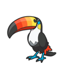 Icono de Toucannon en Pokémon Escarlata y Púrpura