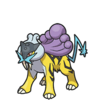 Icono de Raikou en Pokémon Escarlata y Púrpura