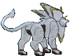 Imagen posterior de Solgaleo en Pokémon Sol, Pokémon Luna, Pokémon Ultrasol y Pokémon Ultraluna