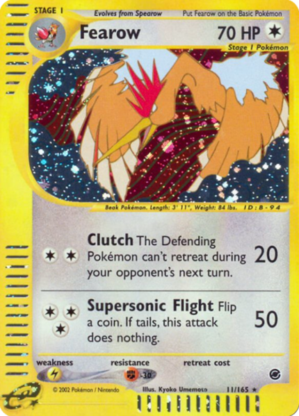 Archivo:Fearow (Expedition Base Set 11 TCG).png