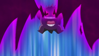 Gengar de un entrenador usando tinieblas.