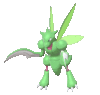 Imagen de Scyther variocolor hembra en Pokémon Espada y Pokémon Escudo