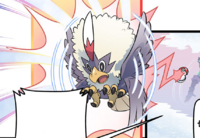 Rufflet usando despejar.