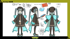 Arte conceptual de Hatsune Miku bicho