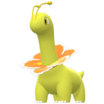 Imagen de Meganium variocolor hembra en Pokémon Diamante Brillante y Pokémon Perla Reluciente