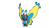 Imagen de Mothim variocolor en Pokémon X, Pokémon Y, Pokémon Rubí Omega, Pokémon Zafiro Alfa, Pokémon Sol, Pokémon Luna, Pokémon Ultrasol y Pokémon Ultraluna