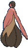 Imagen posterior de Gourgeist extragrande en Pokémon X, Pokémon Y, Pokémon Rubí Omega, Pokémon Zafiro Alfa, Pokémon Sol, Pokémon Luna, Pokémon Ultrasol y Pokémon Ultraluna