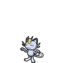 Icono de Meowth de Alola en Pokémon Escarlata y Púrpura