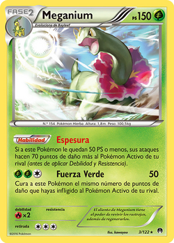 Carta de Meganium