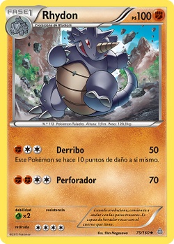 Rhydon (Duelos Primigenios TCG) - WikiDex, la enciclopedia Pokémon