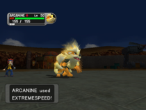 Velocidad extrema en Pokémon XD.