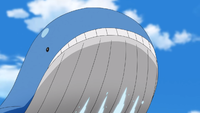 Wailord usando salpicadura.
