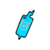 SmartRotom funda azul claro