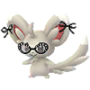 Minccino con disfraz de la Semana de la Moda