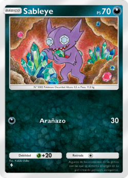 Sableye (Arboleda de Eevee TCG Pocket) - WikiDex, la enciclopedia Pokémon