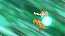 Scraggy usando onda certera