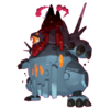 Imagen de Coalossal Gigamax variocolor en Pokémon HOME