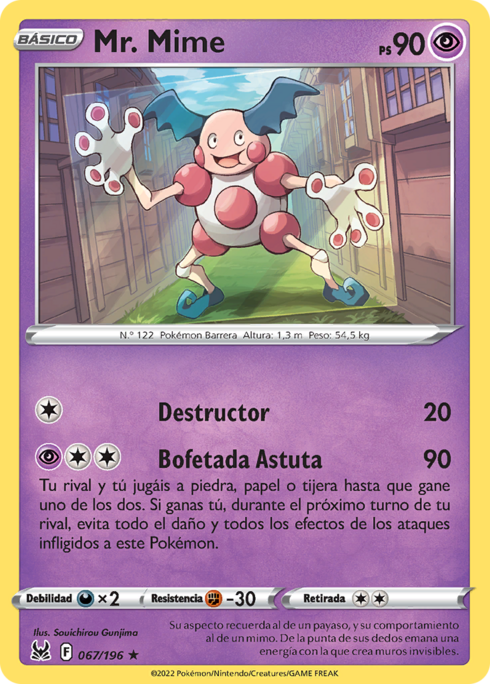 Mr. Mime (Origen Perdido TCG) - WikiDex, la enciclopedia Pokémon