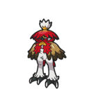 Icono de Decidueye de Hisui en Pokémon Escarlata y Púrpura