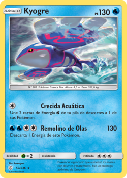 Carta de Kyogre