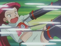Corsola usando clavo cañón.