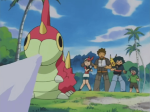 Wurmple usando disparo demora.