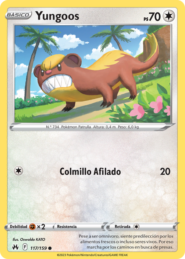 Yungoos (Cenit Supremo TCG) - WikiDex, la enciclopedia Pokmon