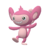 Imagen de Aipom variocolor macho en Pokémon Diamante Brillante y Pokémon Perla Reluciente